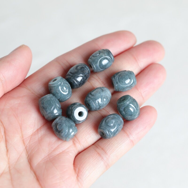 5PC Natural Blue Water Jade Ri - огляд і ціна Earrings