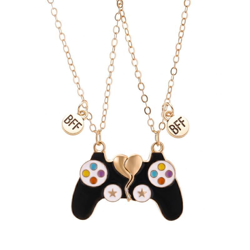 2Pcs Magnetic Game Controller  - огляд і ціна Magnetic Couple Matching Necklaces