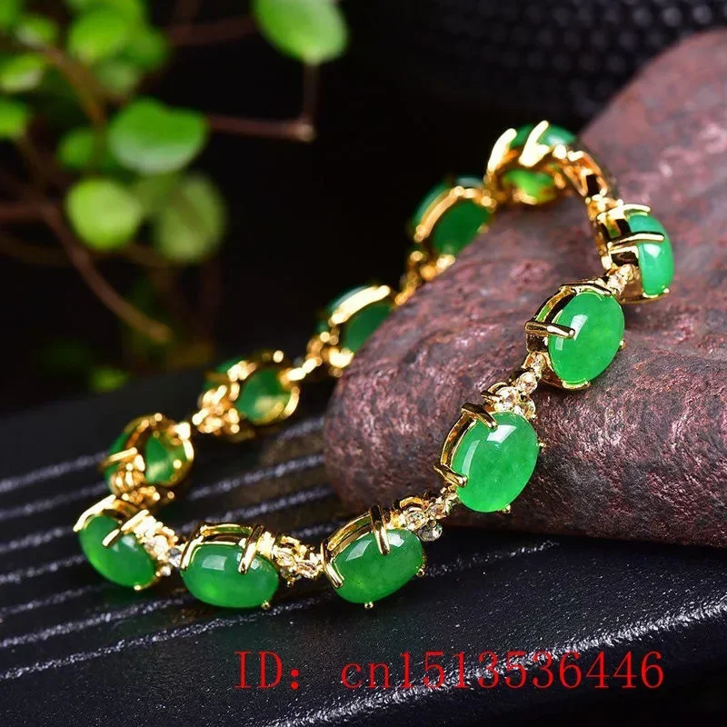 Natural Green Jade Agate LOVE  - огляд і ціна Bracelets