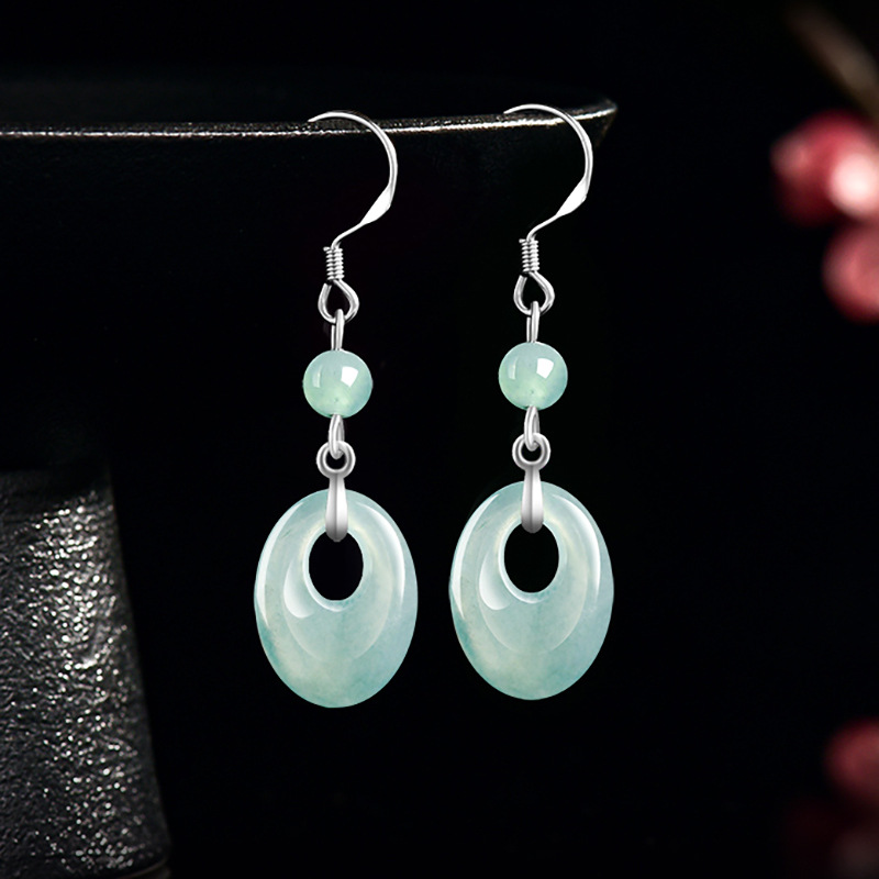 Myanmar Jadeite Ring Earrings  - огляд і ціна Rings
