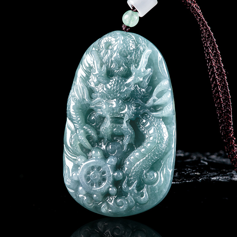 Burmese Jadeite Dragon Pendant - огляд і ціна Necklaces