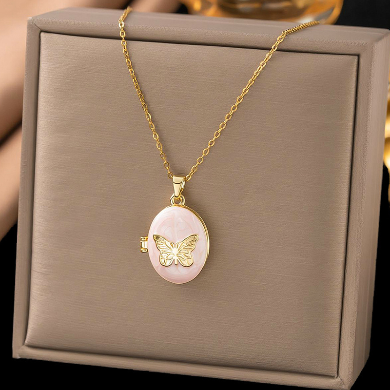 ANENJERY 316L Stainless Steel  - огляд і ціна Heart Locket Necklace Photo