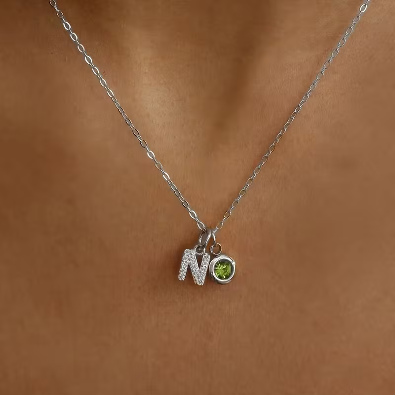 Custom A-Z Initial Letter Neck - огляд і ціна Custom Name Necklace Stainless Steel