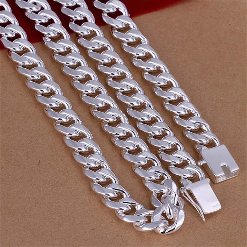 20-24inch 925 Sterling Silver  - огляд і ціна 925 Sterling Silver Chain Necklace Men
