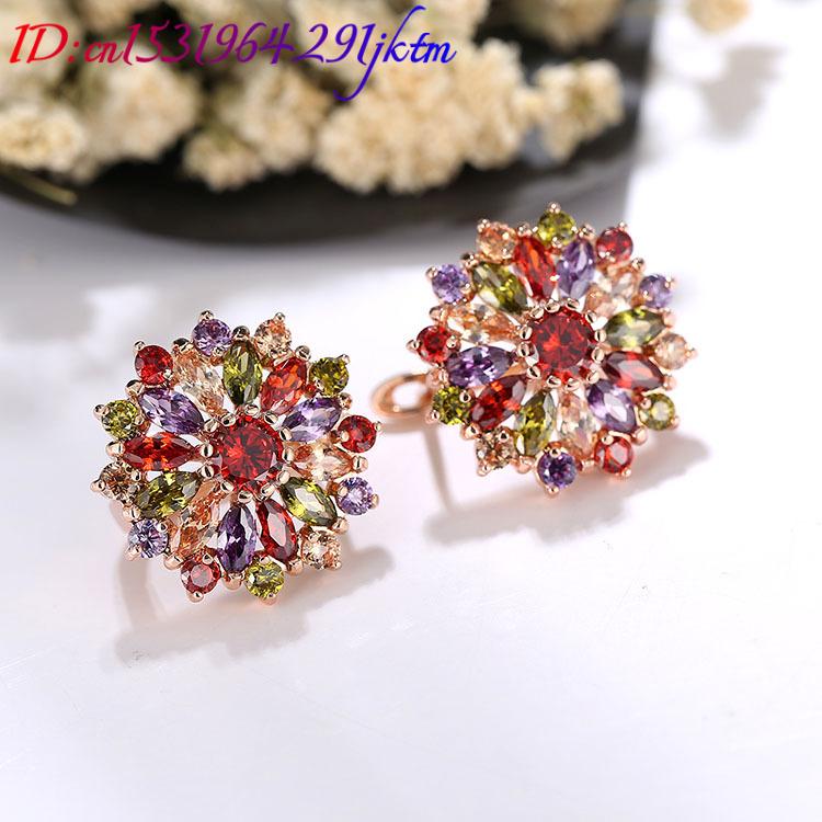 Natural Crystal Flower Earring - огляд і ціна Earrings