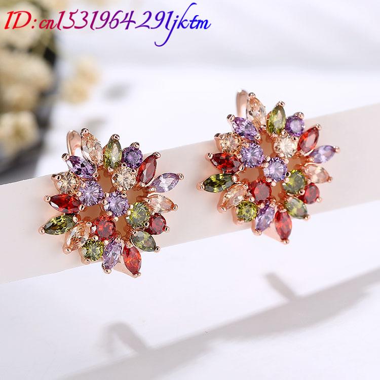 Natural Crystal Flower Earring - огляд і ціна Earrings