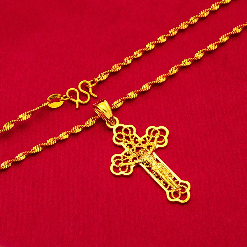 Briex Jewelry Ins Vintage Gold - огляд і ціна Cross Pendant Necklace Gold