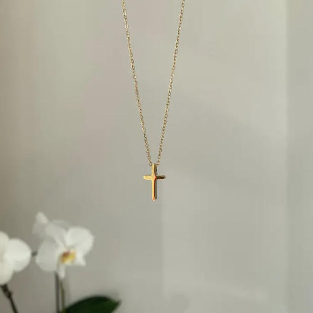 Exquisite gold cross necklace, - огляд і ціна Cross Pendant Necklace Gold