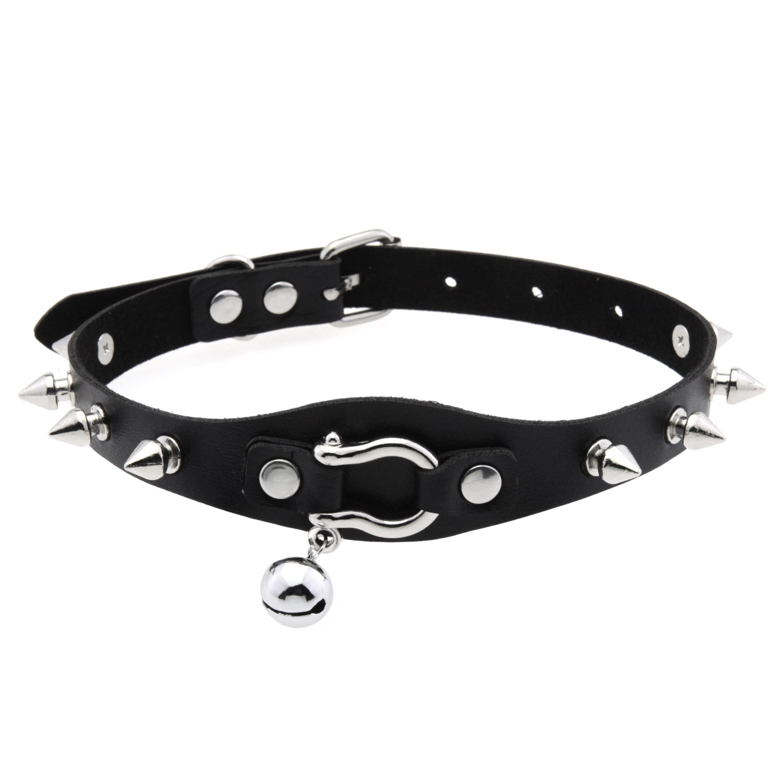 Black Spike Choker Necklace Ri - огляд і ціна Goth Punk Spike Choker