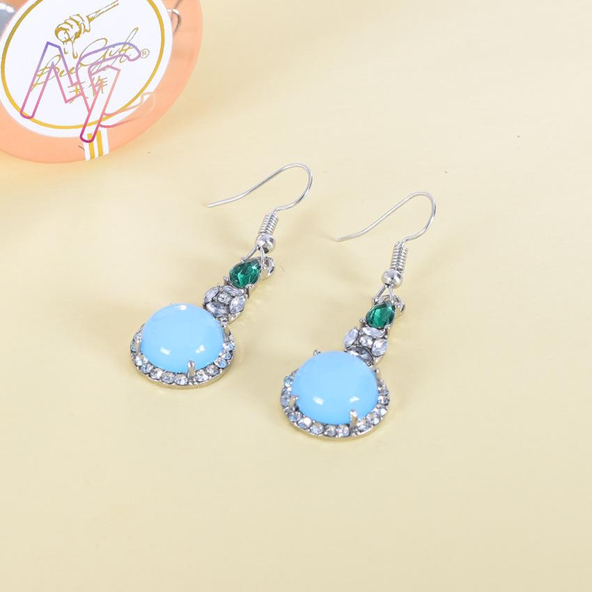 Blue Natural Jade Earrings Vin - огляд і ціна Earrings