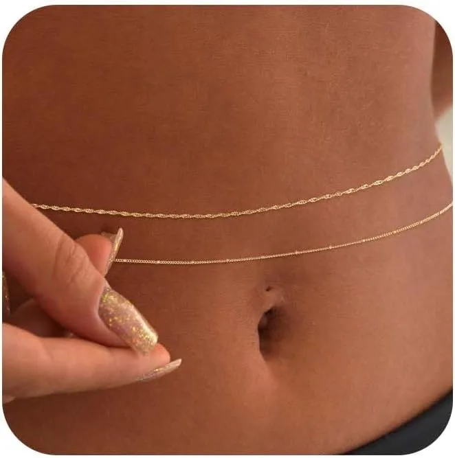14k Gold Plated 26-33Inch Adju - огляд і ціна Body Jewelry
