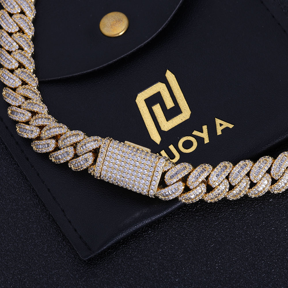 NUOYA Hip Hop Jewelry High Qua - огляд і ціна Cuban Link Chain 12Mm