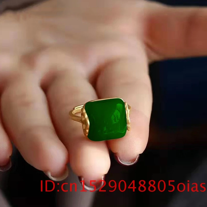 Natural Hetian Jade Ring Fashi - огляд і ціна Rings