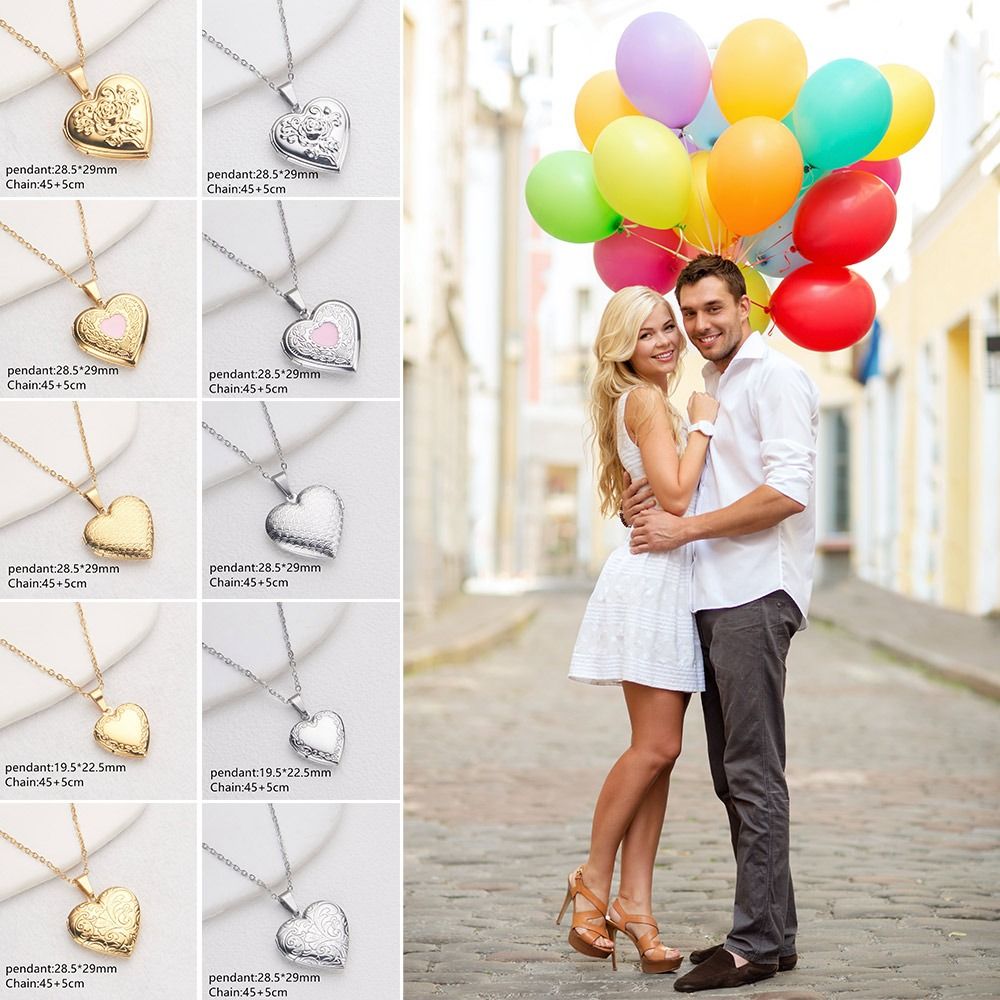 DIY Necklace Photo Picture Loc - огляд і ціна Heart Locket Necklace Photo